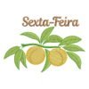 Matriz de Bordado Sexta-feira Semaninha de Frutas. Baixe agora no formato compatível com sua máquina de bordar DST, EXP, JEF, PES e XXX. Conta com 6 cores e 4 tamanhos disponíveis, utilizando a técnica de pontos leves. Entre e veja mais detalhes da matriz para sua máquina computadorizada.