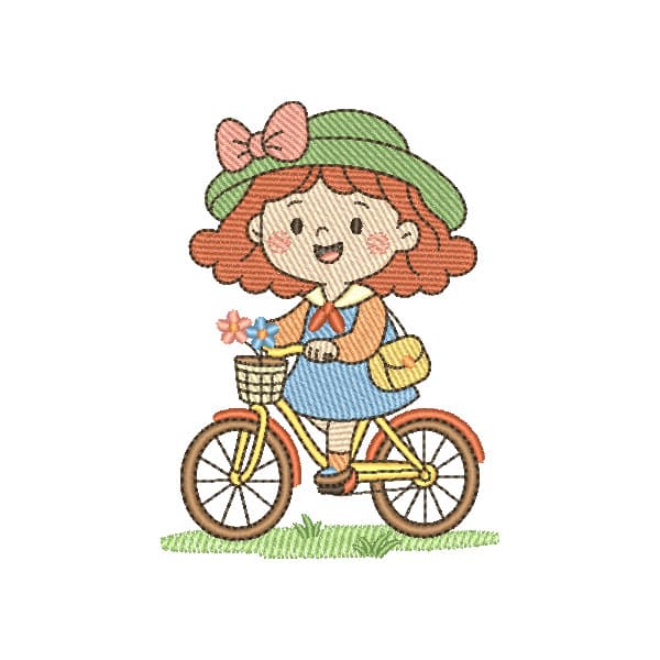 Menina na Bicicleta