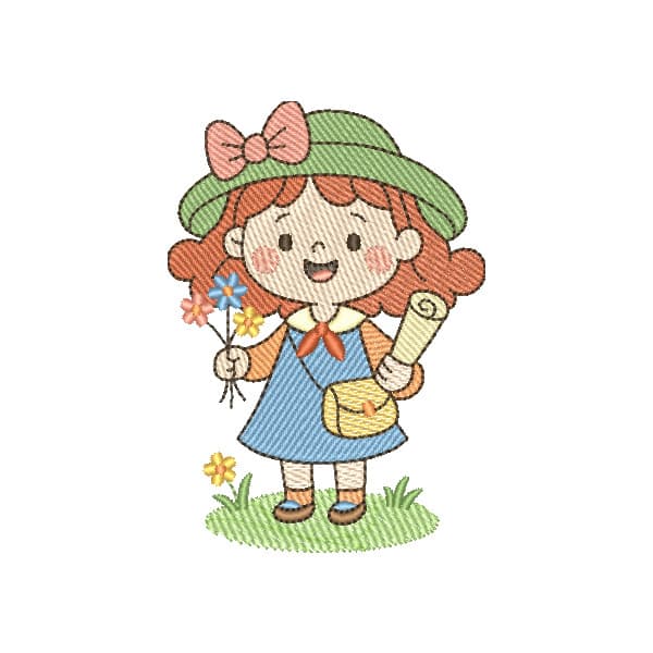 Menina no Jardim