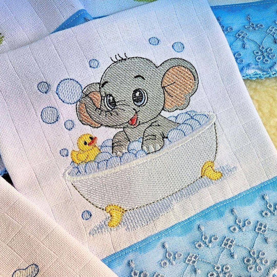 Elefantinho Baby Hora do Banho