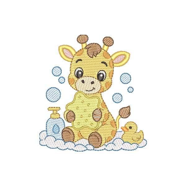 Girafinha Hora do Banho