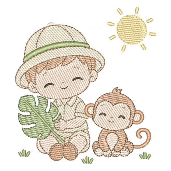 Menino com Macaquinho
