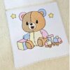 Ursinho em Patchwork com Brinquedos