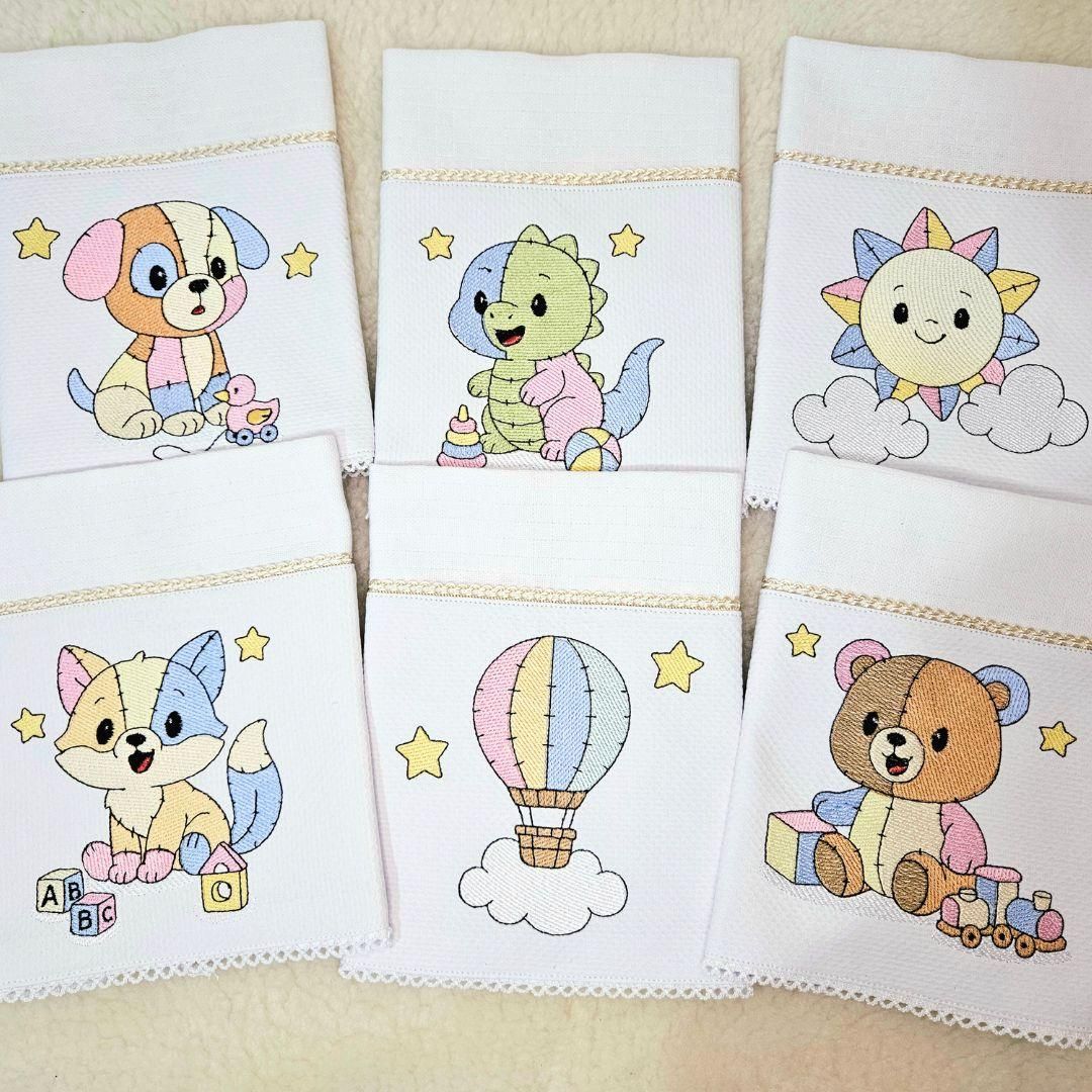 Pacote Animais Cute em Patchwork