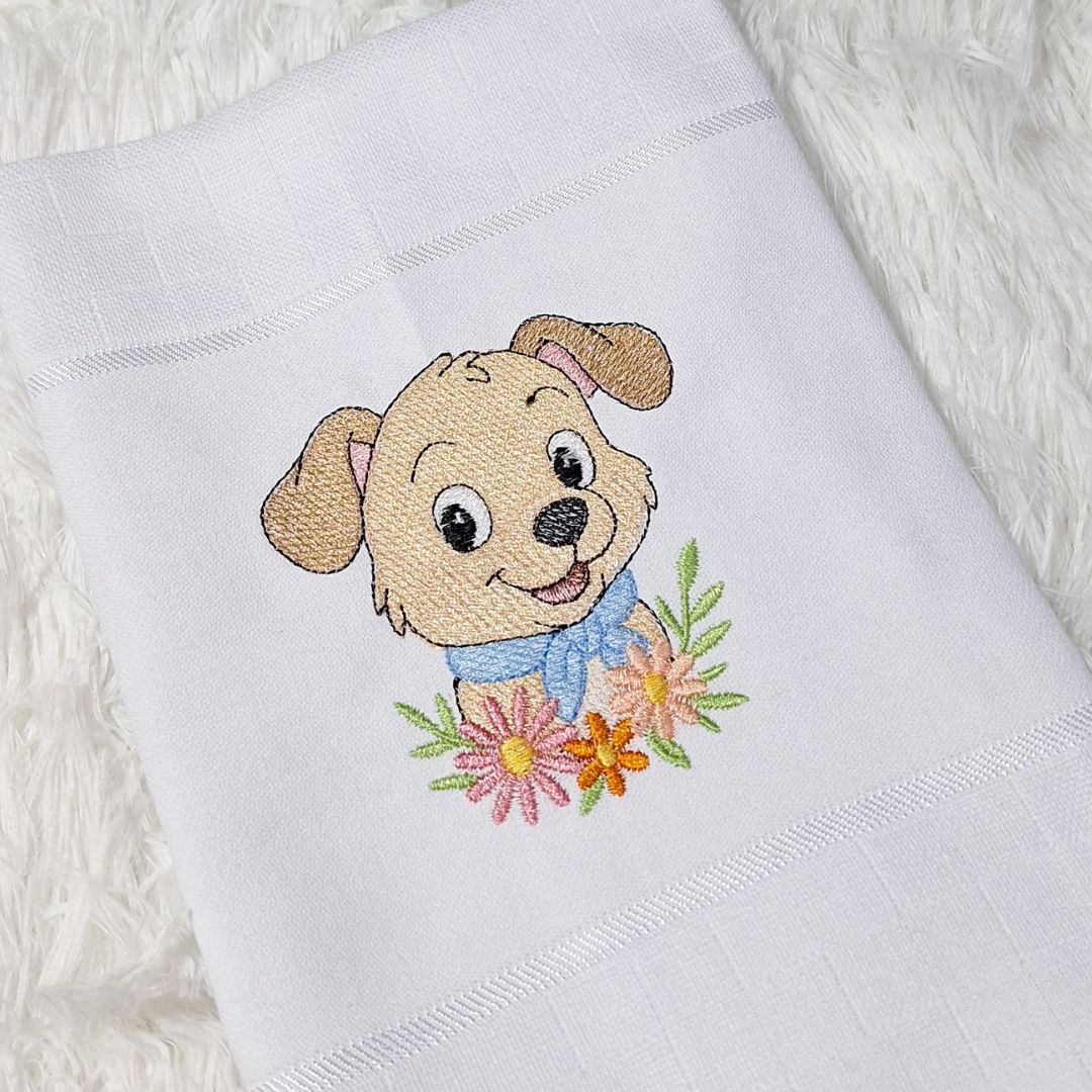 Cachorrinho com FLores