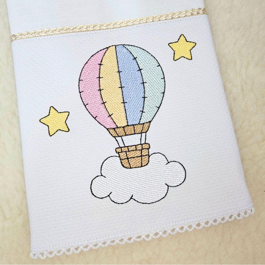 Balão nas Alturas em Patchwork