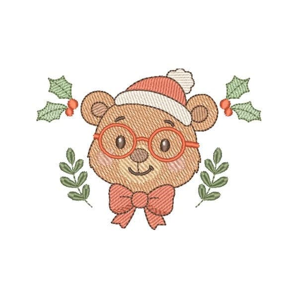 Urso Cute de Natal