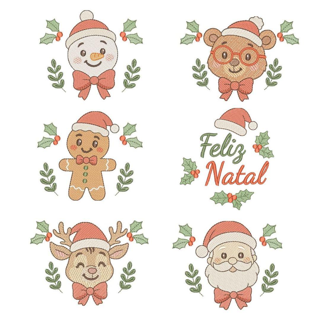 Pacote Personagens Cute de Natal