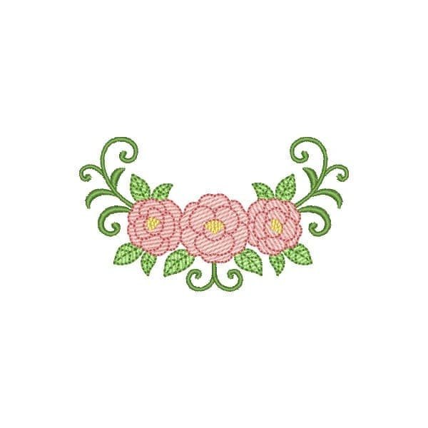 Flores com Arabesco