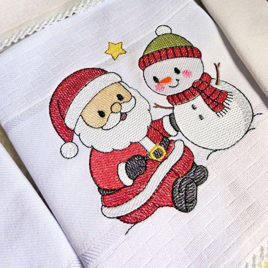Papai Noel e Boneco de Neve