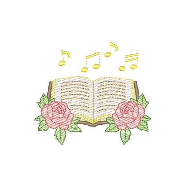 Bíblia com Rosas