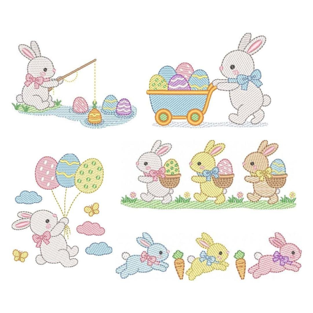 Pacote Turminha dos Coelhos da Páscoa