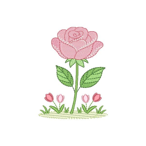 Flor Rosa Delicada