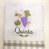 Matriz de Bordado Uvas na Quinta