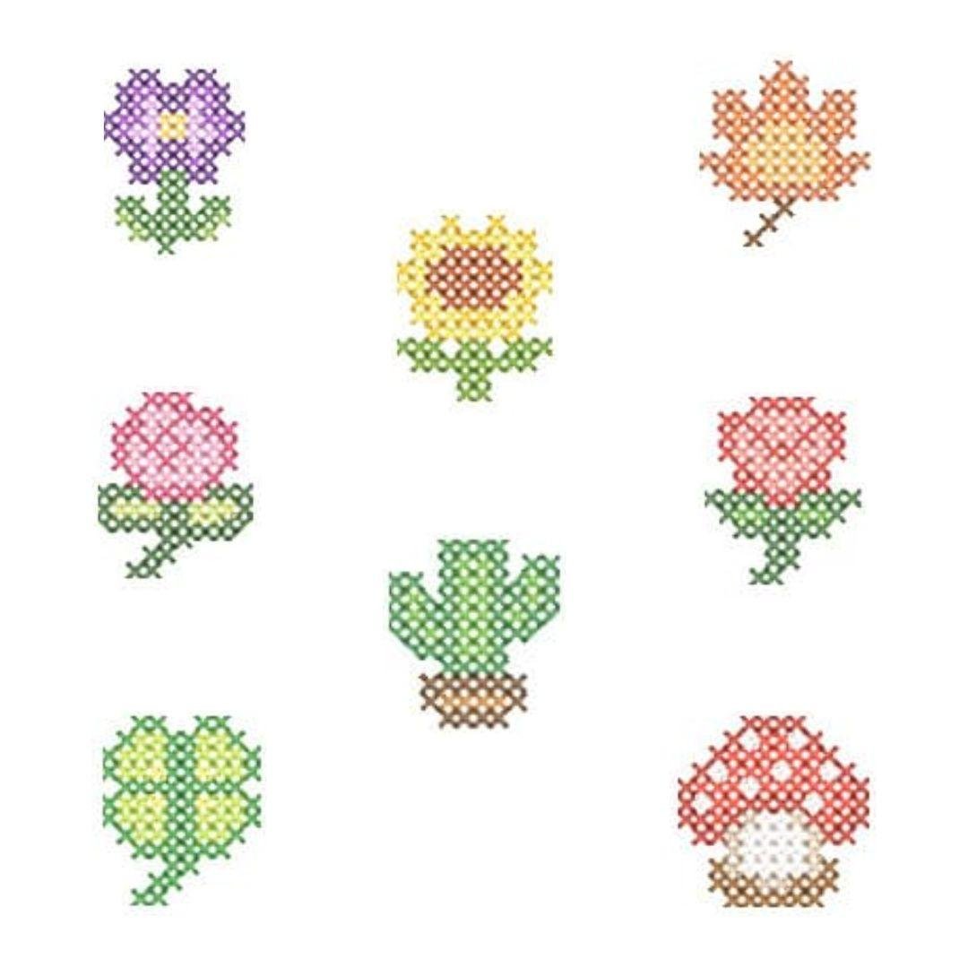 Pacote de Matrizes de Bordado Mini Floral