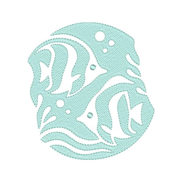 Peixes do Mar Embossed