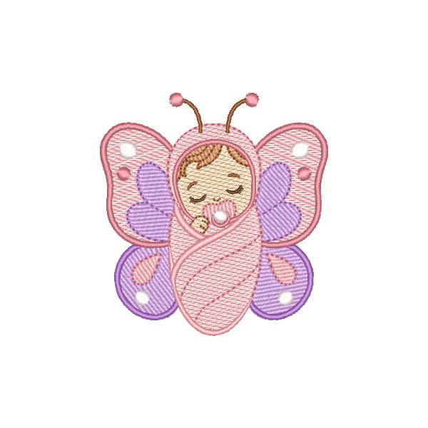 Bebê Borboleta Dormindo