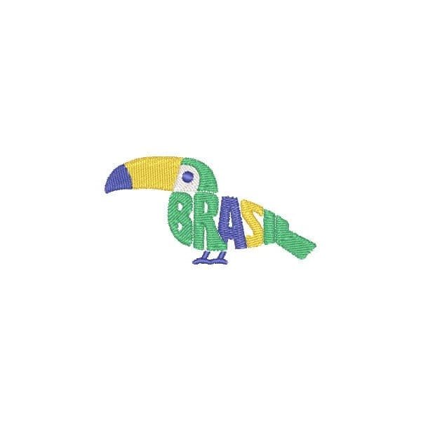 Matriz de Bordado Tucano Brasil