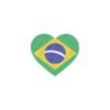 Matriz de Bordado Coração do Brasil