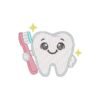 Matriz de Bordado Dentinho com Escova
