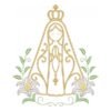 Matriz de Bordado Nossa Senhora com Lírios