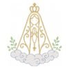 Matriz de Bordado Nossa Senhora com Nuvens