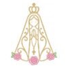Matriz de Bordado Nossa Senhora com Rosas